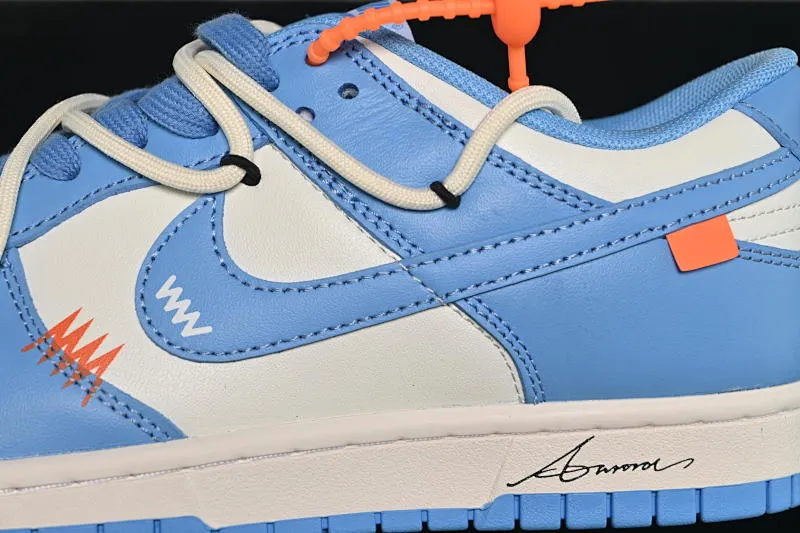 All categories Nk SB Dunk series Nk SB Dunk Low low-top sneakers Nike SB Dunk Low white and blue strap low-top casual sneakers DV0833-113